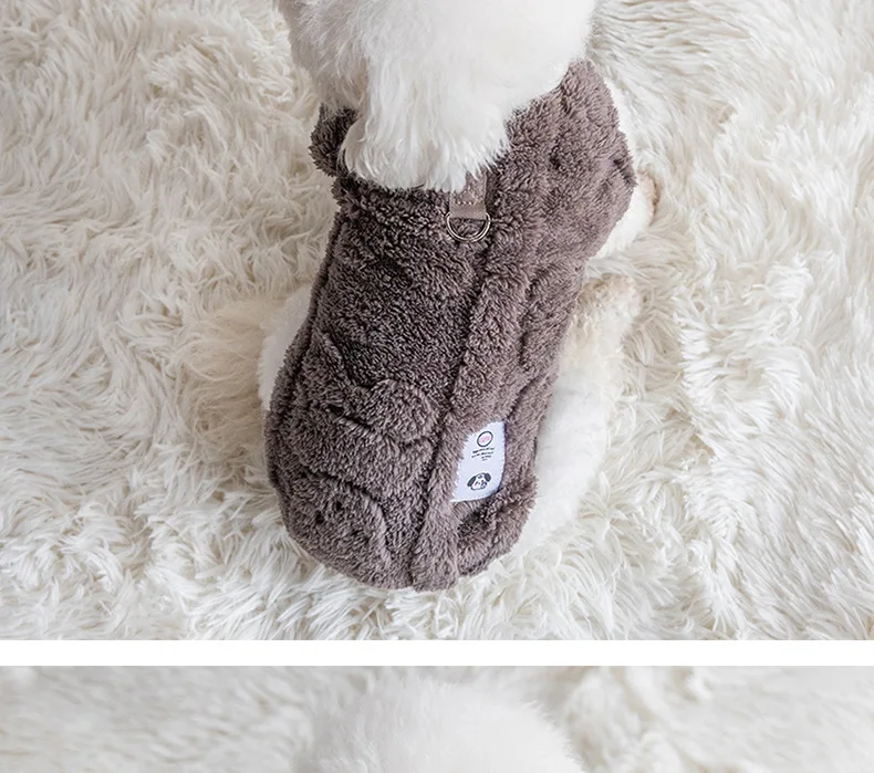 Soft Fleece Dog Clothes Winter Warm Puppy Kitten Pullover Pet Clothes for Small Dogs Chihuahua Bulldog Apparel Sweater for Dogs Soft Fleece Dog Clothes Winter Warm Puppy Kitten Pullover Pet Clothes for Small Dogs Chihuahua Bulldog Apparel Sweater for Dogs