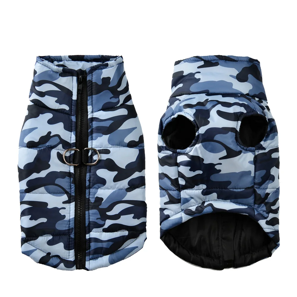 Winter Dog Clothes Coat Waterproof Puppy Cat Jacket For Large Dogs Camouflage Print Warm Windproof Pet Labrodor Apparel Costume Winter Dog Clothes Coat Waterproof Puppy Cat Jacket For Large Dogs Camouflage Print Warm Windproof Pet Labrodor Apparel Costume