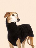 Greyhound Clothes, Dog Winter Coat Pajamas Onesies  Turtleneck Stretch Greyhound Apparel Pet Clothes Coat Outfit for Medium, Lar - Image 3
