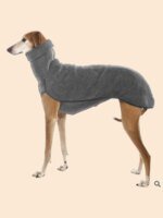 Greyhound Clothes, Dog Winter Coat Pajamas Onesies  Turtleneck Stretch Greyhound Apparel Pet Clothes Coat Outfit for Medium, Lar - Image 2
