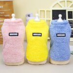 Soft Coral Fleece Pet Clothes Warm Dog Vest Coat Cute Puppy Sweater Cat Apparel For Chihuahua Yorkie Terrier Shih Tzu Pet Outfit - Image 5