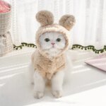 Pet Dog Soft Fleece Clothes Cute Hoodie Coat for Small Medium Dogs Cats Autumn Winter Puppy Hooded Jacket Sweater Pug Apparel - Image 5