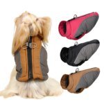 Winter Warm Pet Dog Clothes For Small Medium Dogs Coat Waterproof Reflective Puppy Jacket Elastic French Bulldog Outfit Apparel