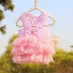 Cat Summer Dress Dog Lace Skirt Pet Clothing Chihuahua Stripe Skirt Puppy Cat Princess Apparel Cute Puppy Clothes Cat Lace Skirt - Image 6