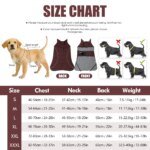 Dog Coat, Waterproof Winter Jacket,Warm Windproof Jacket, Reflective Adjustable Turtleneck Coats for Dogs with Hook & Loop - Image 2