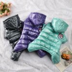 Waterproof Dog Jumpsuit For Small Medium Dogs Winter Warm Pet Jacket Windproof Puppy Hooded Coat Chihuahua Bulldog Pug Outfits