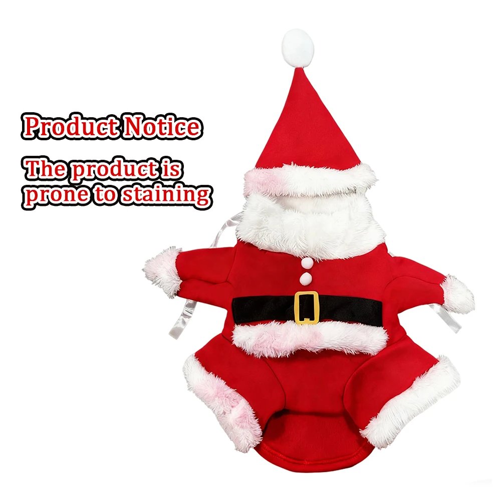 Christmas Dog Santa Claus Outfits For Small Medium Dogs Funny Cosplay Costume Cat Clothing Dressed Up Yorkshire Pug Pet Clothes Christmas Dog Santa Claus Outfits For Small Medium Dogs Funny Cosplay Costume Cat Clothing Dressed Up Yorkshire Pug Pet Clothes