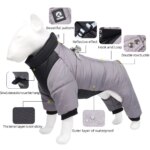 Winter Warm Thicken Pet Dog Jacket Waterproof Dog Clothes for Small Medium Dogs Puppy Coat Chihuahua French Bulldog Pug Clothing - Image 3