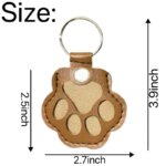 Pet Hair Memorial Keychain PU Leather Keepsake Locket for Cat Dog Fur Pet Hair Storage Pendant Handbag Hanging Accessories - Image 6