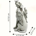 1pc Angel Dog Memorial Statue, Pet Memorial Stone For Dogs, Angel Dog Memorial Gifts, Dog Passing Away Bereavement Gifts, Pets G - Image 6