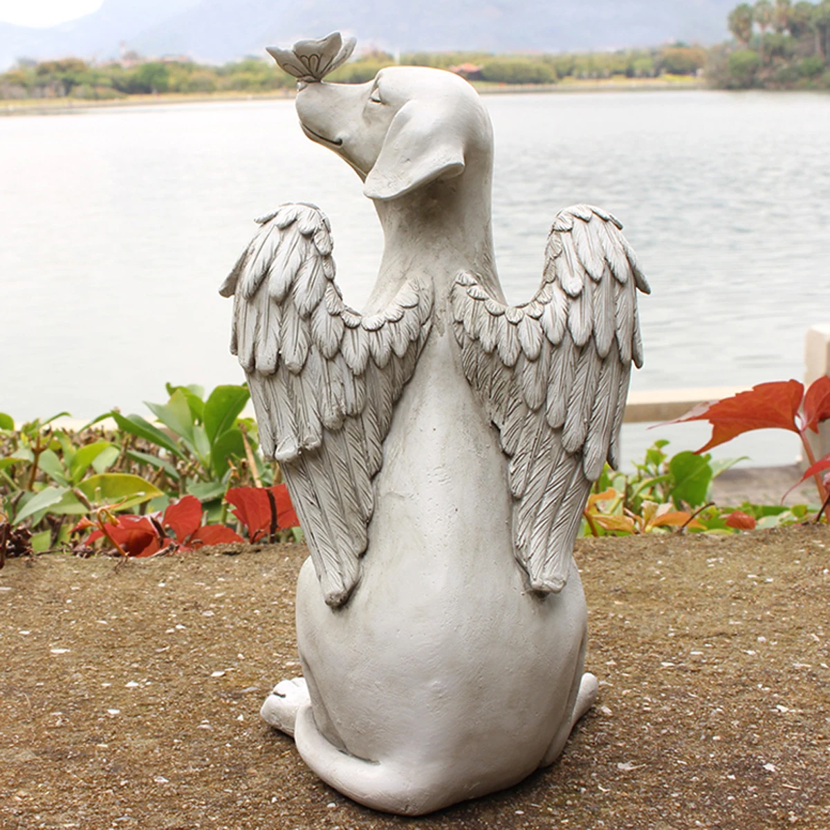 1pc Angel Dog Memorial Statue, Pet Memorial Stone For Dogs, Angel Dog Memorial Gifts, Dog Passing Away Bereavement Gifts, Pets G 1pc Angel Dog Memorial Statue, Pet Memorial Stone For Dogs, Angel Dog Memorial Gifts, Dog Passing Away Bereavement Gifts, Pets G