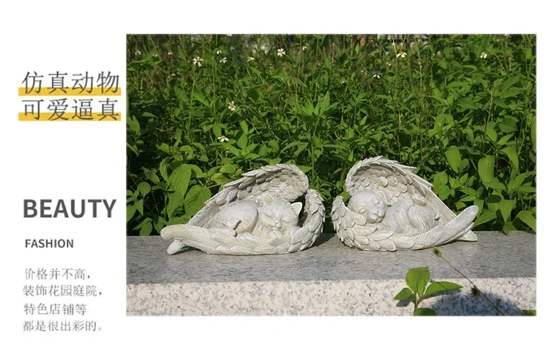 Pet Dog Cat Tombstone Personalized Memorial Stone Resin Statue Creative Angel Dog Cat Ornament Pet Tombstone Memorial Stone Pet Dog Cat Tombstone Personalized Memorial Stone Resin Statue Creative Angel Dog Cat Ornament Pet Tombstone Memorial Stone