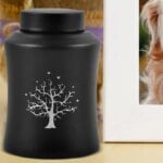 Pet Urns For Ashes Stainless Steel Ashes Cat Dog Urns Memorials Ashes Elegant Secure Closure For Cremation Urns In Living