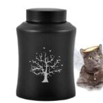 Pet Urns For Ashes Stainless Steel Ashes Cat Dog Urns Memorials Ashes Elegant Secure Closure For Cremation Urns In Living - Image 6