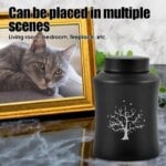 Pet Urns For Ashes Stainless Steel Ashes Cat Dog Urns Memorials Ashes Elegant Secure Closure For Cremation Urns In Living - Image 2