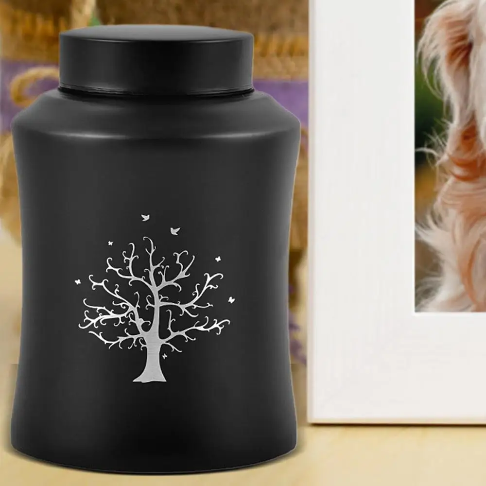 Pet Urns For Ashes Stainless Steel Ashes Cat Dog Urns Memorials Ashes Elegant Secure Closure For Cremation Urns In Living