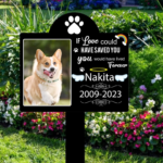 Custom Pet Memorial Garden Stake Acrylic Dog Memorial Sign Cat Garden Sign Pet Grave Markers Personalized Pet Memorial Gift