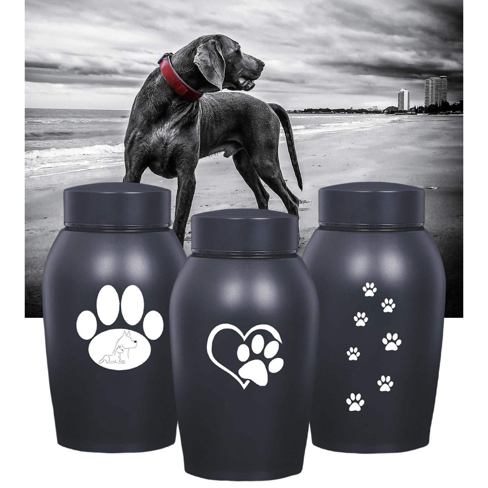 500ML Pet Cremation Memorial Urn Retain Memories Burial Keepsake for Funeral Box Pet Cremation Urn Kittens Puppy Keepsake