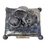 Personalized Pet Urns for Cat Ashes, Resin Pet Cat Memorial Cremation Urns, Angel Cat Memorial Statue Gift - Image 4