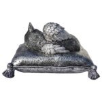 Personalized Pet Urns for Cat Ashes, Resin Pet Cat Memorial Cremation Urns, Angel Cat Memorial Statue Gift - Image 6