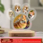 Custom Dog Photo Night Light Pet Memoral Gift Light Up Pet Memorial Plaque Cat Photo Gift Personalized Gift for Pet Loss - Image 4