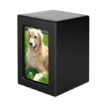 Wooden Pet Dog Cat Urn Photo Cinerary Casket Memorial Box urnen voor menselijk as  cat memorial - Image 4