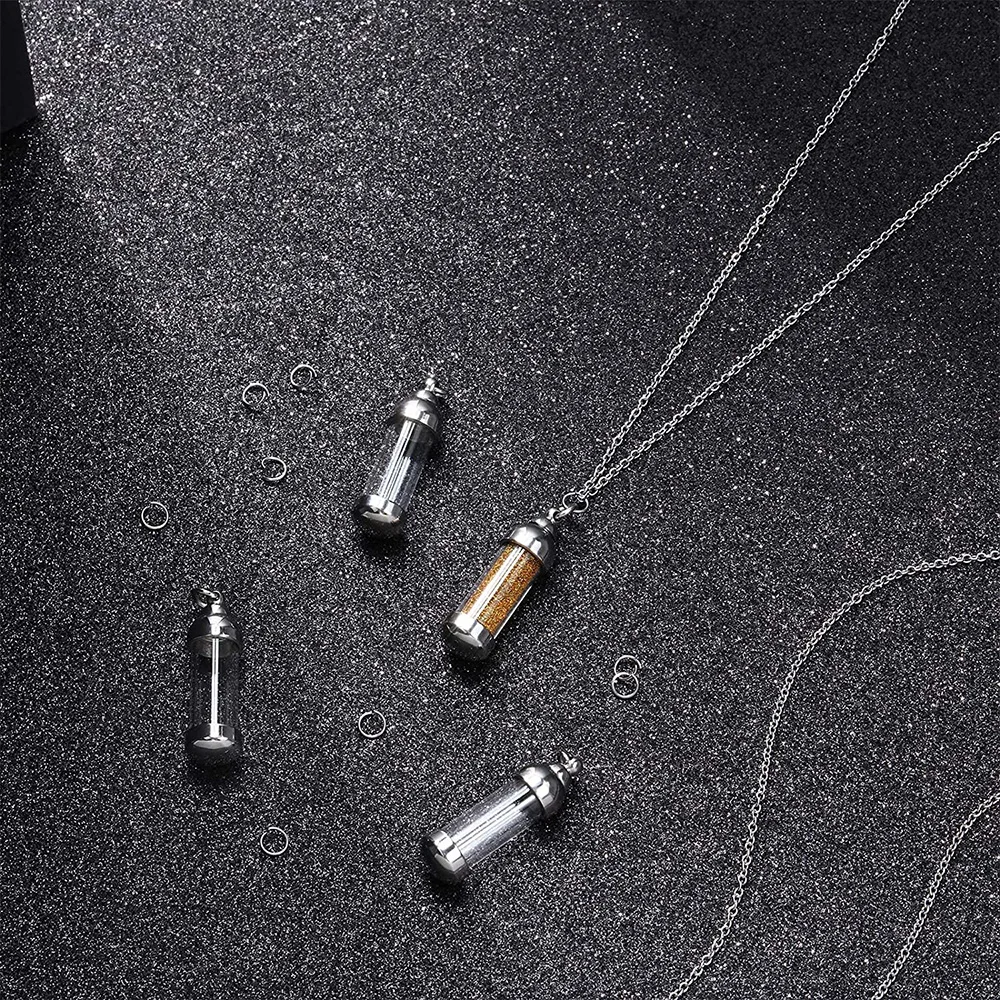 Stainless Steel Cremation Jewelry Transparant Glass Keepsake Loved Ones Ashes Holder Keepsake Human Ashes Memorial Pendant Stainless Steel Cremation Jewelry Transparant Glass Keepsake Loved Ones Ashes Holder Keepsake Human Ashes Memorial Pendant