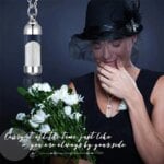 Stainless Steel Cremation Jewelry Transparant Glass Keepsake Loved Ones Ashes Holder Keepsake Human Ashes Memorial Pendant - Image 4