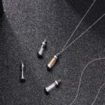 Stainless Steel Cremation Jewelry Transparant Glass Keepsake Loved Ones Ashes Holder Keepsake Human Ashes Memorial Pendant - Image 2