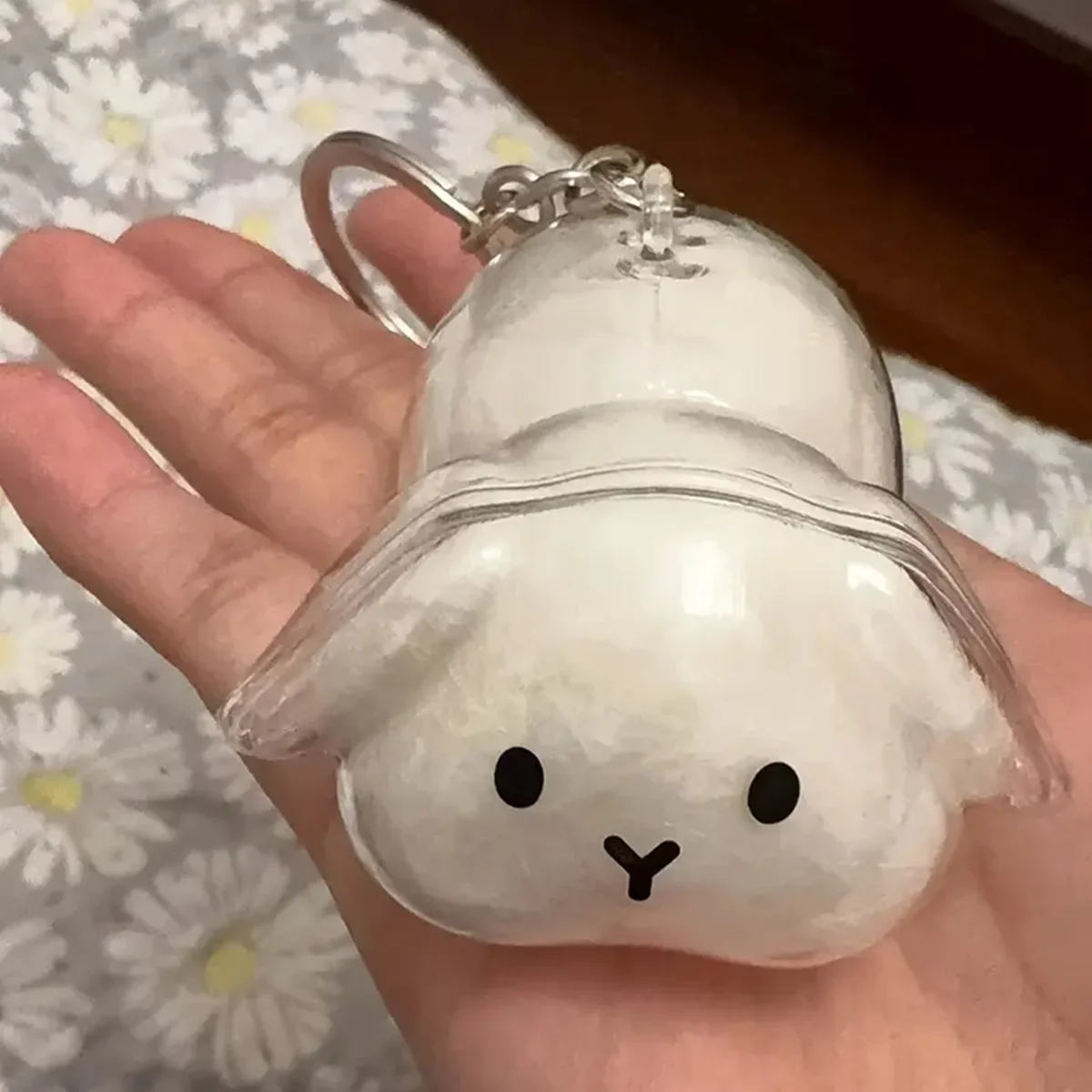 Transparent Rabbit Hair Keepsake Bottle Pet Hair Storage Capsule Keychain Thoughtful Gift for Rabbit Lovers And Owners Transparent Rabbit Hair Keepsake Bottle Pet Hair Storage Capsule Keychain Thoughtful Gift for Rabbit Lovers And Owners