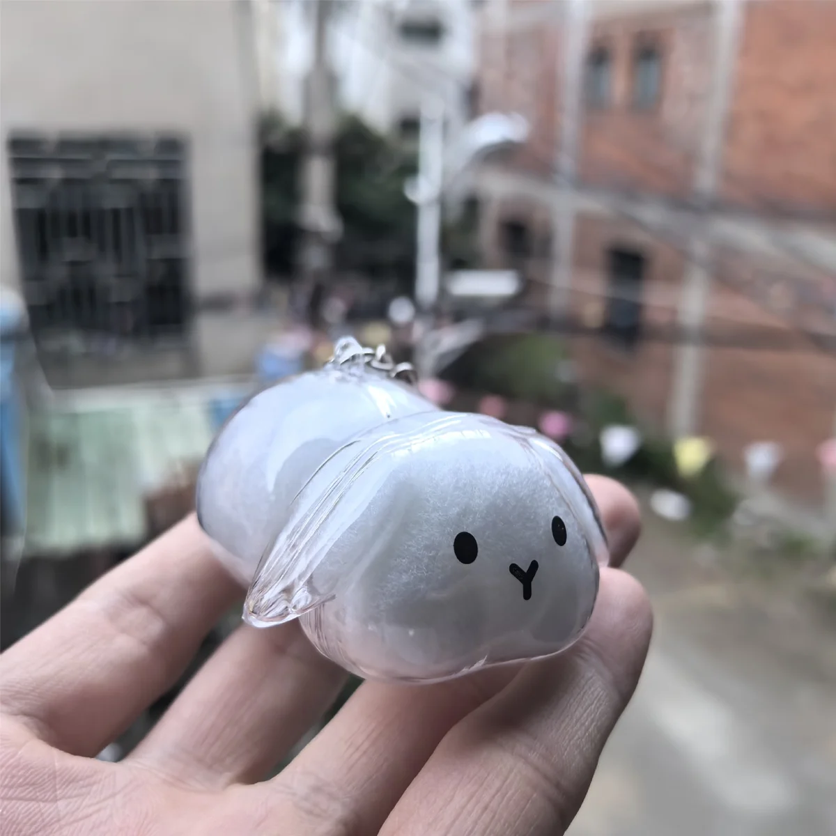 Transparent Rabbit Hair Keepsake Bottle Pet Hair Storage Capsule Keychain Thoughtful Gift for Rabbit Lovers And Owners Transparent Rabbit Hair Keepsake Bottle Pet Hair Storage Capsule Keychain Thoughtful Gift for Rabbit Lovers And Owners