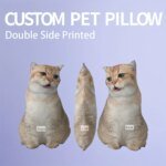 A customizable pet pillow, personalized 3D portrait plush toy for cats and dogs, mini animal pillow toy - Image 4