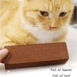 Elegant Walnut Wood Cat Whisker & Beard Hair Storage Box with Magnetic Closure - Keepsake Organizer for Pet Owners, Keepsake Box - Image 4