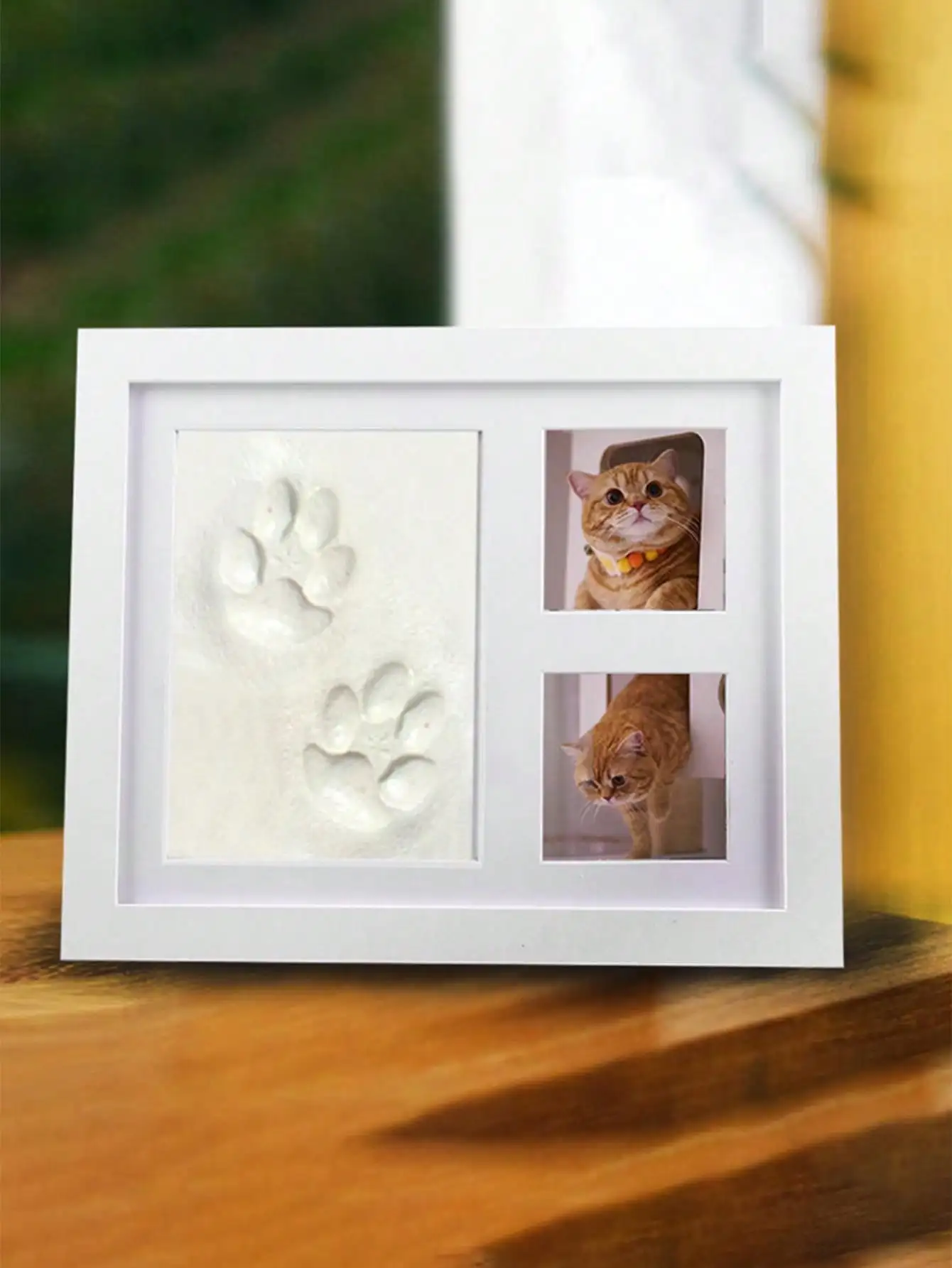 Pet Paw Print Photo Frame Dog Cat Footprints Commemorative Mud Table Photo Frame Baby Hand and Foot Print Photo Frame Pet Paw Print Photo Frame Dog Cat Footprints Commemorative Mud Table Photo Frame Baby Hand and Foot Print Photo Frame