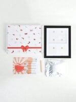 Pet Paw Print Photo Frame Dog Cat Footprints Commemorative Mud Table Photo Frame Baby Hand and Foot Print Photo Frame - Image 6