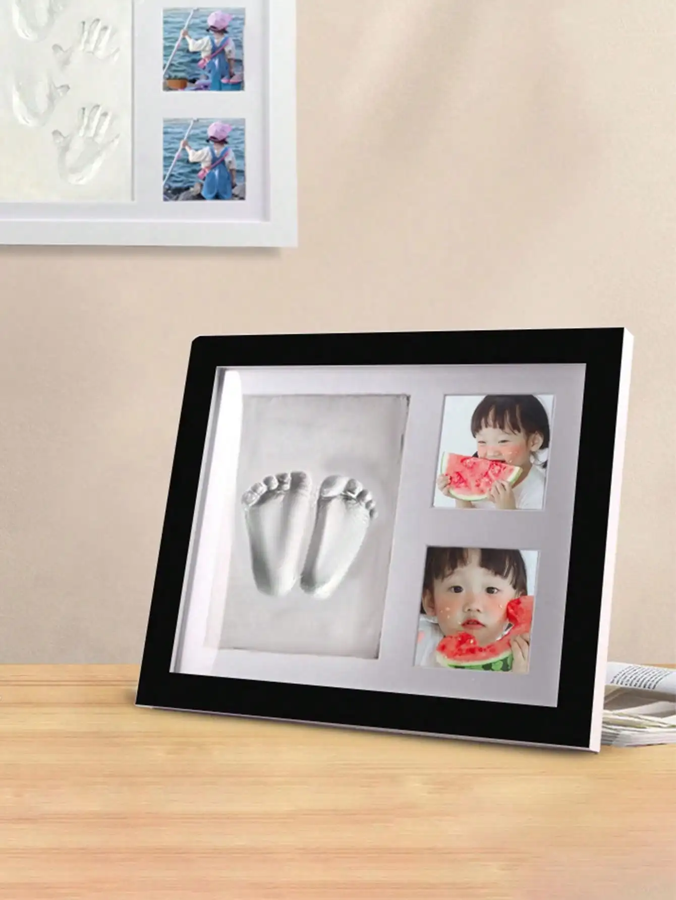 Pet Paw Print Photo Frame Dog Cat Footprints Commemorative Mud Table Photo Frame Baby Hand and Foot Print Photo Frame Pet Paw Print Photo Frame Dog Cat Footprints Commemorative Mud Table Photo Frame Baby Hand and Foot Print Photo Frame