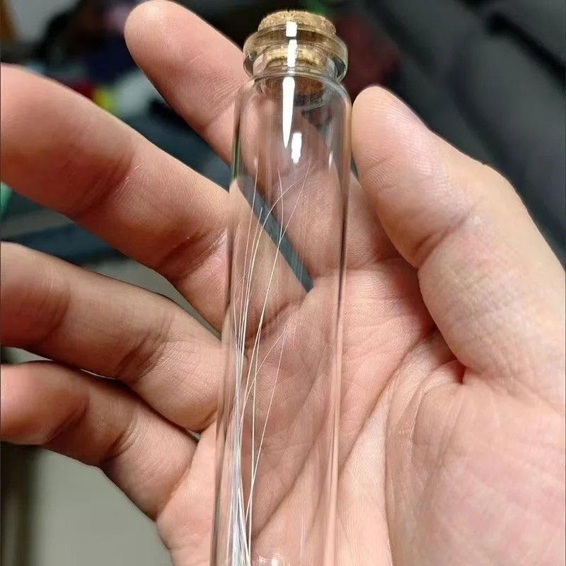 Cat Beard Storage Bottle Collect Luck Commemorative Pet Hair Cat Dog Teeth Preservation Souvenir Beard Collection Bottle