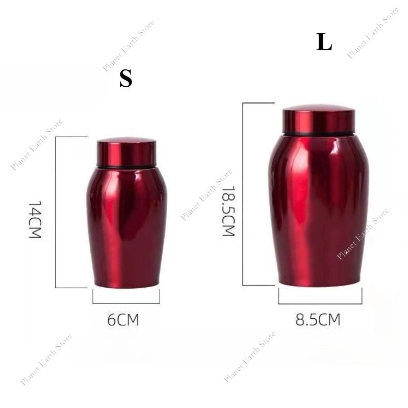 2025 Stainless Steel Dog Ashes Urn Dog Cat Bird Mouse Cremation Ashes Urn Pet Souvenir Jar Sealed Funeral for Dogs Supplies