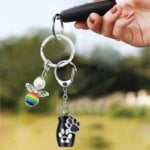 Pet Paw Print Cremation Pendant Ashes Holder Keepsake Cat Dog Memorial Urn Keychains Aluminum Alloy Pet Souvenir - Image 6