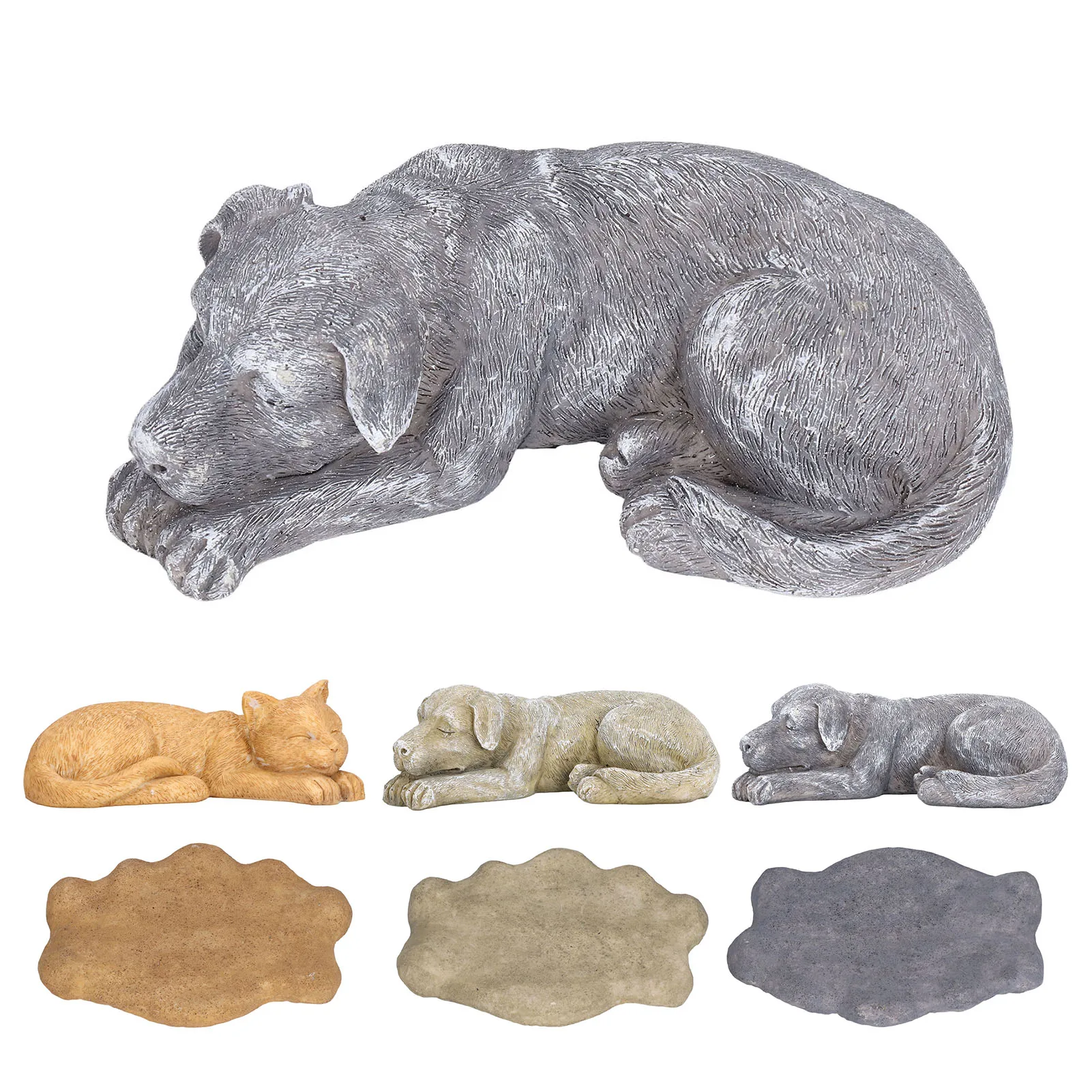 Pet Memorial Tombstone Imitation Stone Cat Dog Commemorative Resin Crafts Gravestone for Lawn Garden Outdoor Yard NEW Pet Memorial Tombstone Imitation Stone Cat Dog Commemorative Resin Crafts Gravestone for Lawn Garden Outdoor Yard NEW