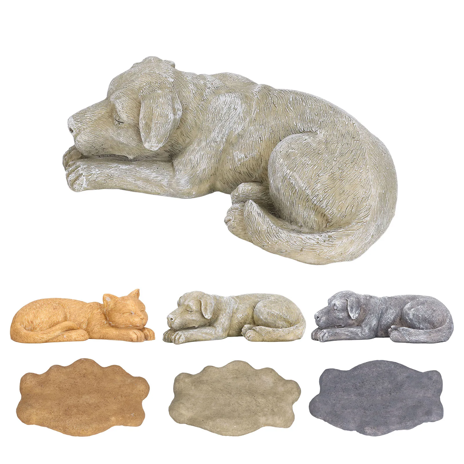 Pet Memorial Tombstone Imitation Stone Cat Dog Commemorative Resin Crafts Gravestone for Lawn Garden Outdoor Yard NEW Pet Memorial Tombstone Imitation Stone Cat Dog Commemorative Resin Crafts Gravestone for Lawn Garden Outdoor Yard NEW