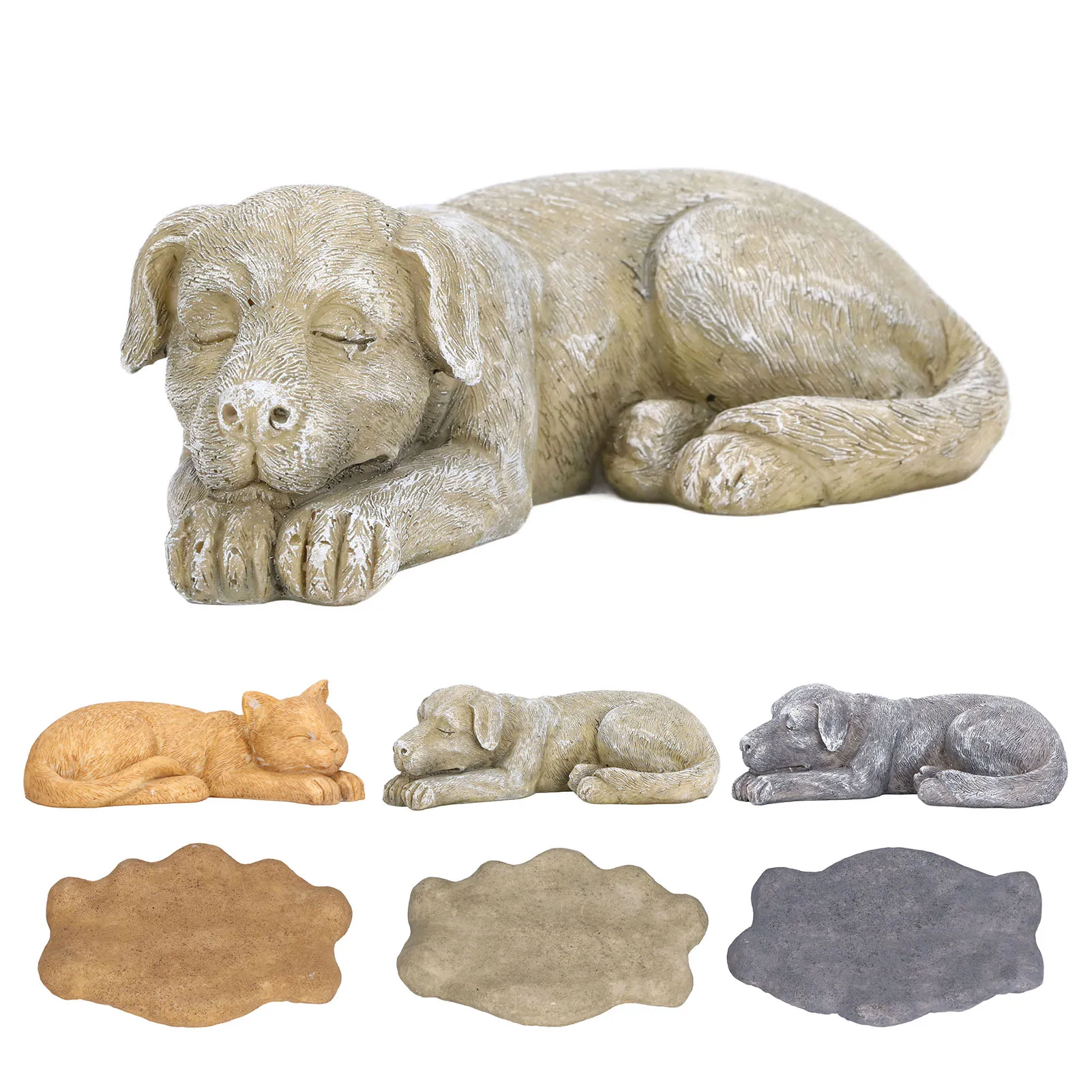 Pet Memorial Tombstone Imitation Stone Cat Dog Commemorative Resin Crafts Gravestone for Lawn Garden Outdoor Yard NEW Pet Memorial Tombstone Imitation Stone Cat Dog Commemorative Resin Crafts Gravestone for Lawn Garden Outdoor Yard NEW