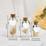 Pet Memorial Bottle For Pet Hair Dogs Cats Fur Keepsake Bottle Storage With 3 Silver Accessories Pet Memorial Urn Container - Image 6