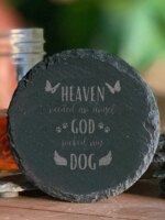 A Piece of My Heart Lives In Heaven Pet Memorial Stone Engrave Pet Sayings Cat Loss Gifts Dogs Dog Grave Marker Plaque - Image 4