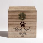 Pet Memorial Keepsake Box Dog Bereavement Gift Pet Keepsake Box Cat Dog Loss Gift Wood  Memorial Urns Dog Ashes Keepsake