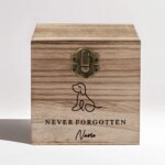 Pet Memorial Keepsake Box Dog Bereavement Gift Pet Keepsake Box Cat Dog Loss Gift Wood  Memorial Urns Dog Ashes Keepsake - Image 4
