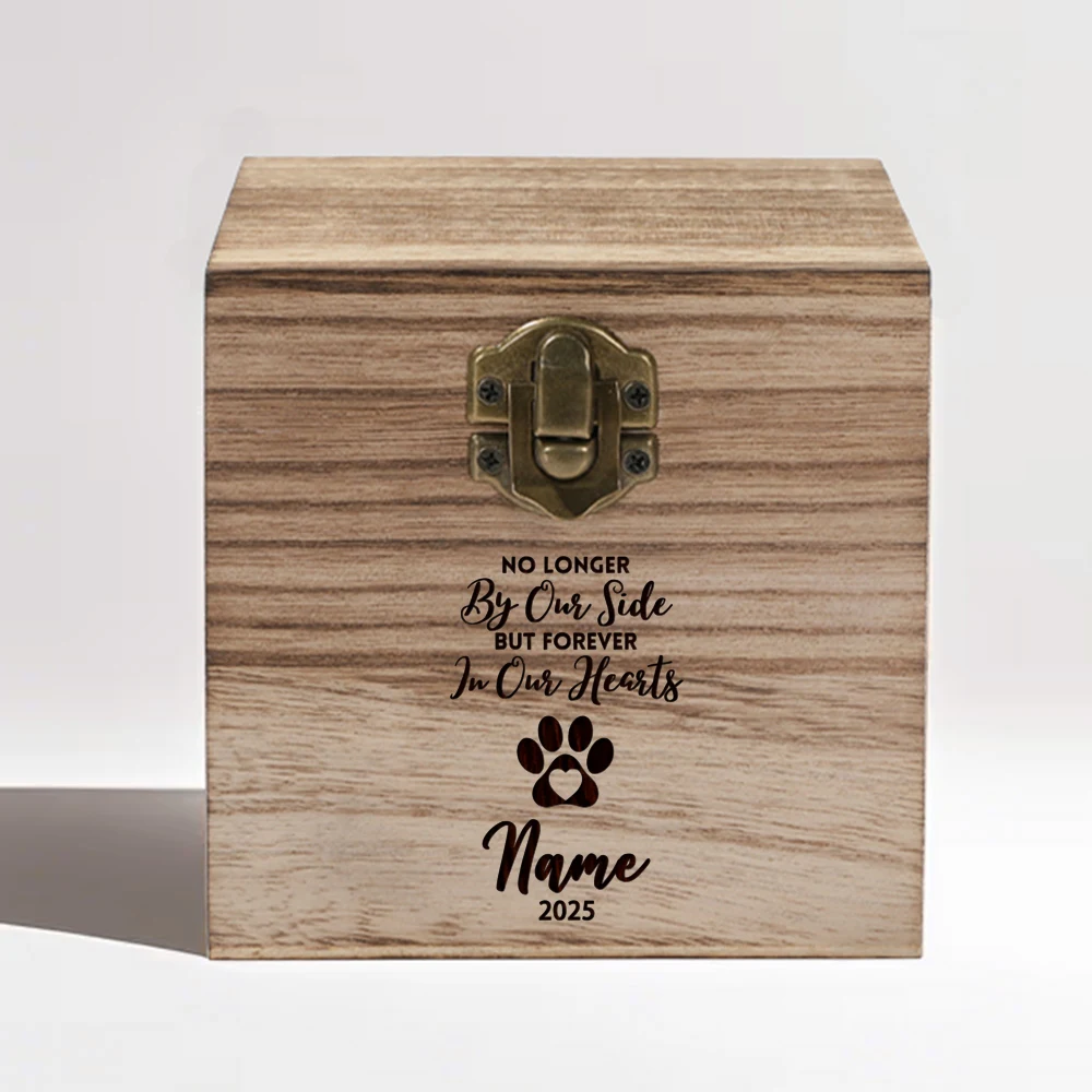 Pet Memorial Keepsake Box Dog Bereavement Gift Pet Keepsake Box Cat Dog Loss Gift Wood  Memorial Urns Dog Ashes Keepsake