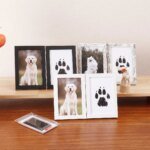 Pet Memorial Gifts for Pet, Dog Paw Print Frame Kit,Inkless Paw Print Kit,zWooden Pawprint Photo Frame,Gifts for Pet Lovers - Image 3