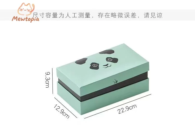 Panda Ceramic Cat and Dog Urn Pet Funeral Cremation Ashes Canister Memorial Box High Quality Small Animal Coffin