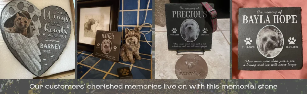 Custom Pet Memorial Stones Pet Grave Stones Personalized Dog Memorial Gifts for Loss Memorials & Funerary Support Dropshipping